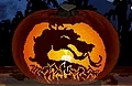 Lampion voor Halloween